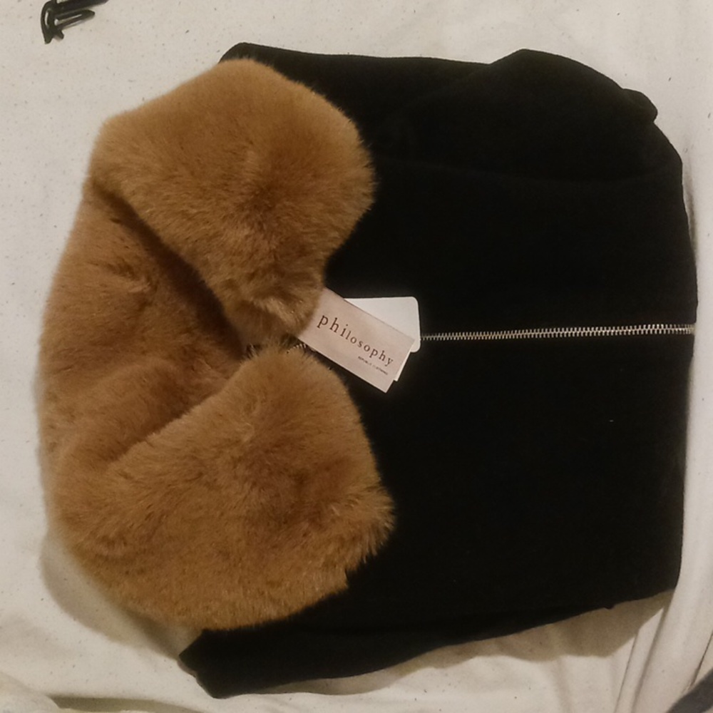 Philosophy Fur Collar Jacket XL